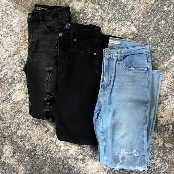 Bundle: Size 28/6 High Waisted Skinny Jeans - Picture 1 of 2